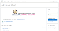 Desktop Screenshot of moodle.aisr.org
